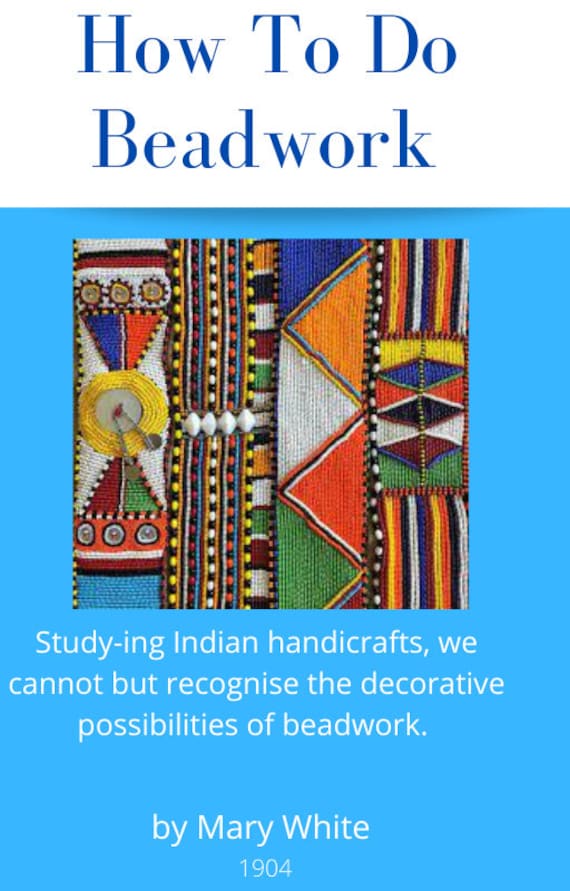 How to Do Beadwork Illustrated Tutorial Book Learn All About Etsy