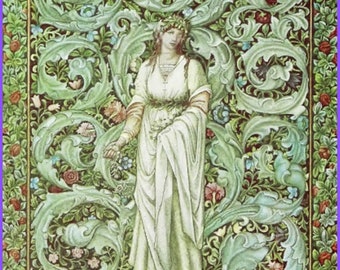 The Art Of William Morris - Rare Illustrated Book - Printable or Read on Your iPad or Tablet - Instant Download