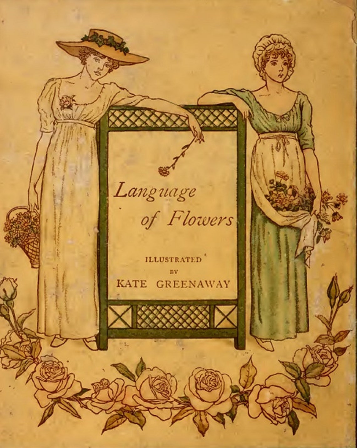 Language of Flowers Illustrated by Kate Greenaway RARE Etsy