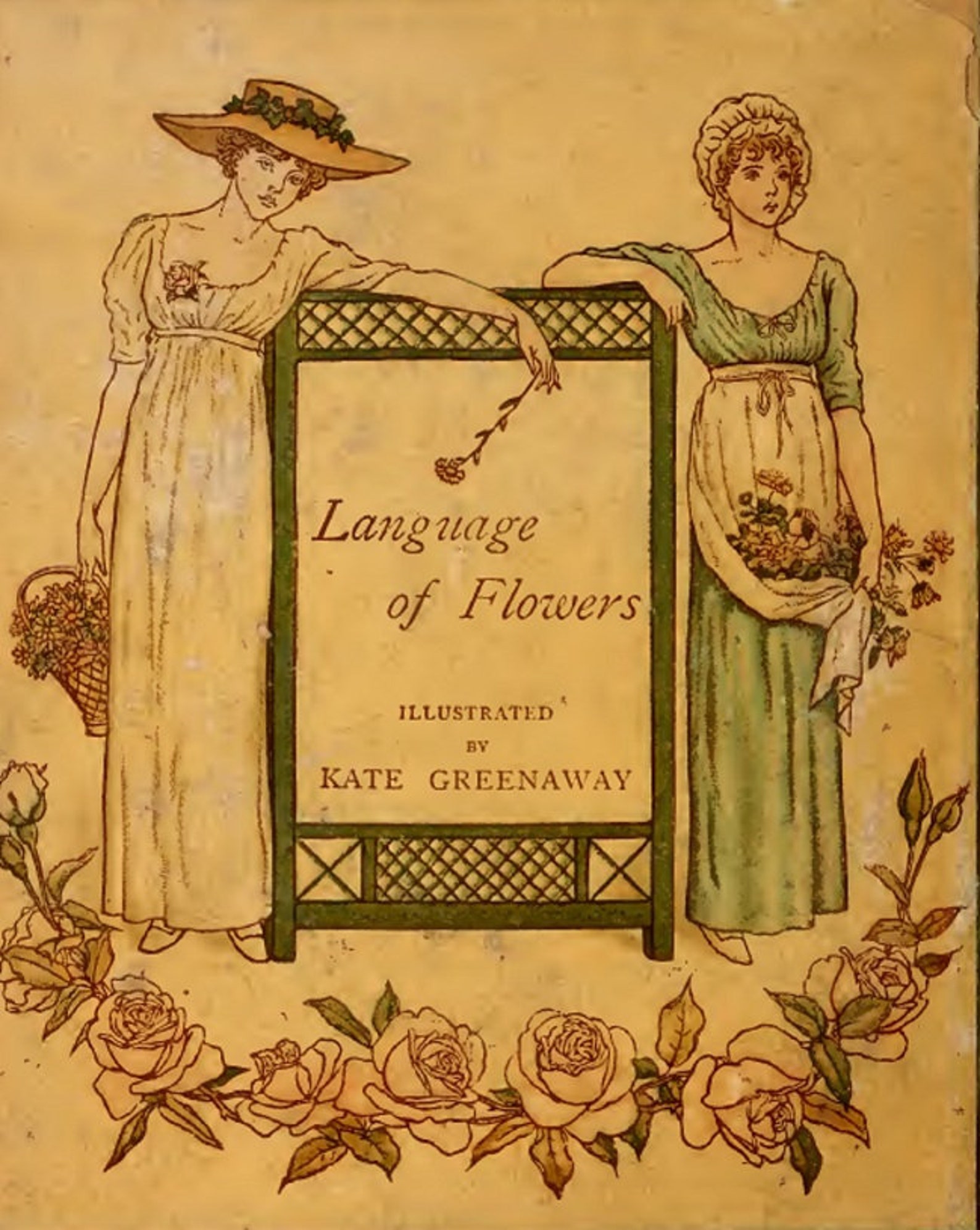 Language of Flowers Illustrated by Kate Greenaway RARE Etsy