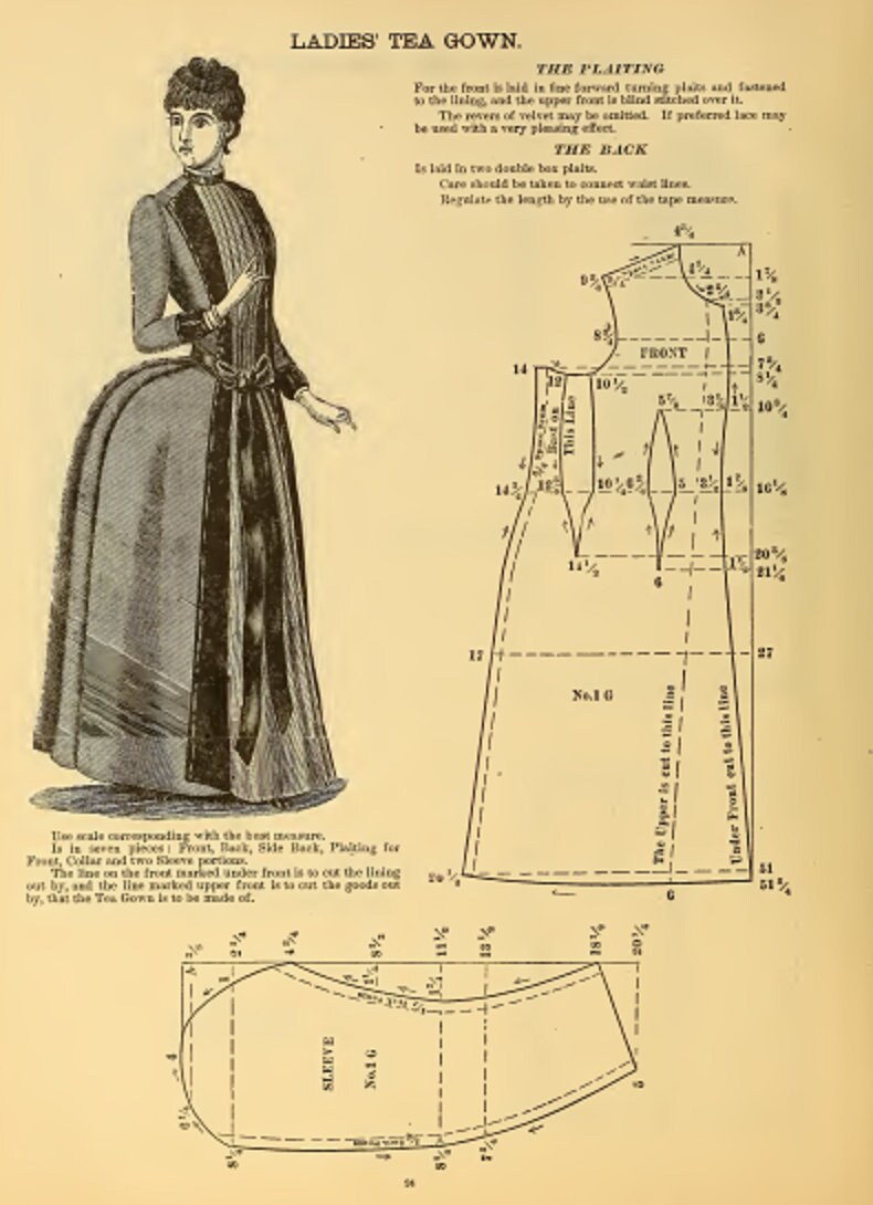 Victorian Dress Sewing Patterns Design Your Own Theatre Etsy