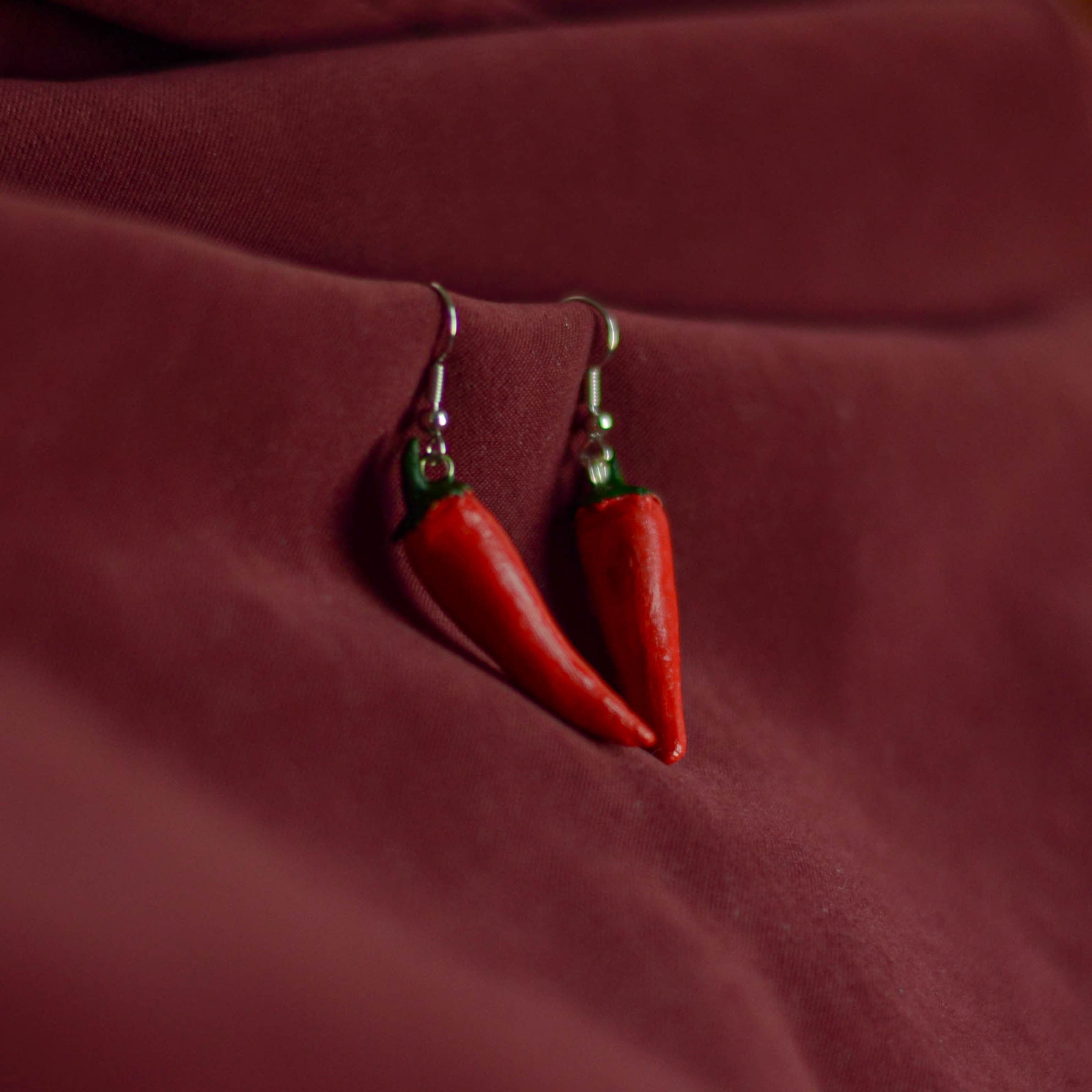 Chili Pepper Earrings Etsy