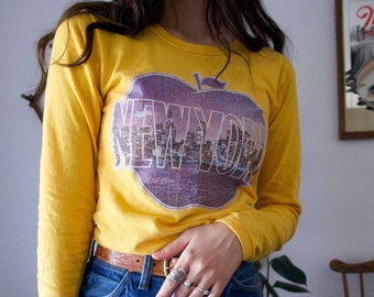 Vintage 1974 Roach New York Graphic Long Sleeve Single Stitch Tshirt