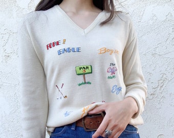 vintage golf pullover