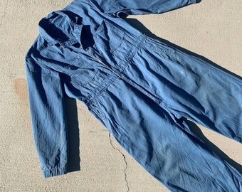 Vintage 60’s Can’t Bust ‘Em Gold Label Workwear Utility Coveralls