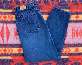 Vintage Lee Denim High Waisted Petite Jeans