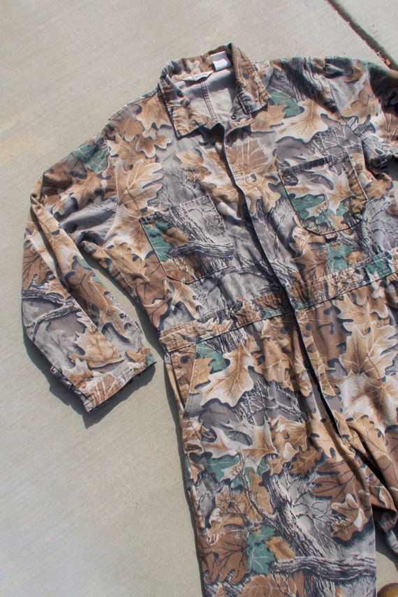 Vintage Walls Camouflage Long Sleeve Coveralls - image 4