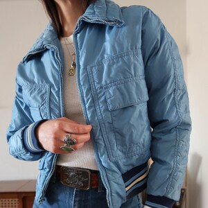 Vintage 70's 80's 1st Down Blue Ski Jacket