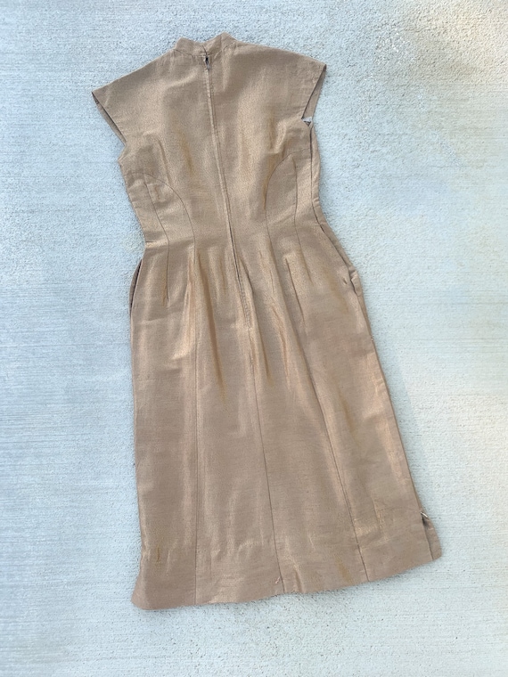 Vintage 40's Suzy Perette New York Brown Metallic… - image 2