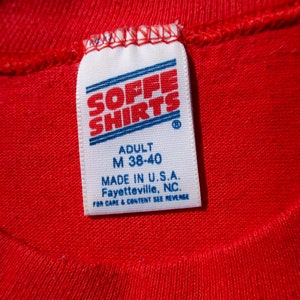 Vintage Soffe Shirts Miller Beer Graphic Single Stitch T-shirt image 10