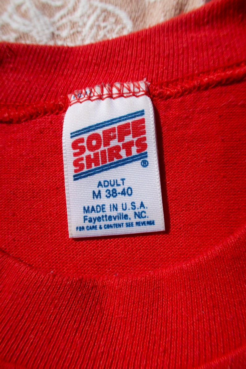 Vintage Soffe Shirts Miller Beer Graphic Single Stitch T-shirt image 10