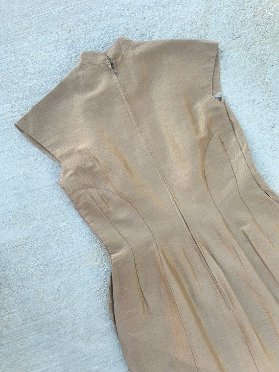 Vintage 40's Suzy Perette New York Brown Metallic… - image 4