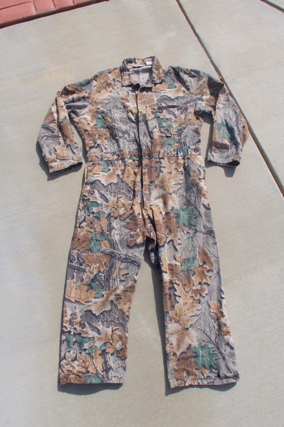 Vintage Walls Camouflage Long Sleeve Coveralls - image 2