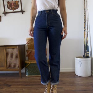 Vintage 70&#39;s 80&#39;s Sears Classic Blues High Waisted Denim Jeans