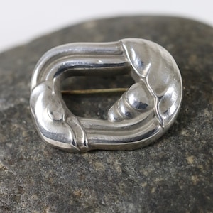 Georg Jensen Petite Brooch 32 | Vintage Sterling Silver | Art Nouveau Denmark