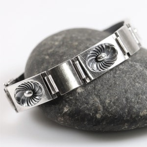 Georg Jensen Modernist Bracelet 56A | Vintage Sterling Silver | Henry Pilstrup Mid-Century Denmark