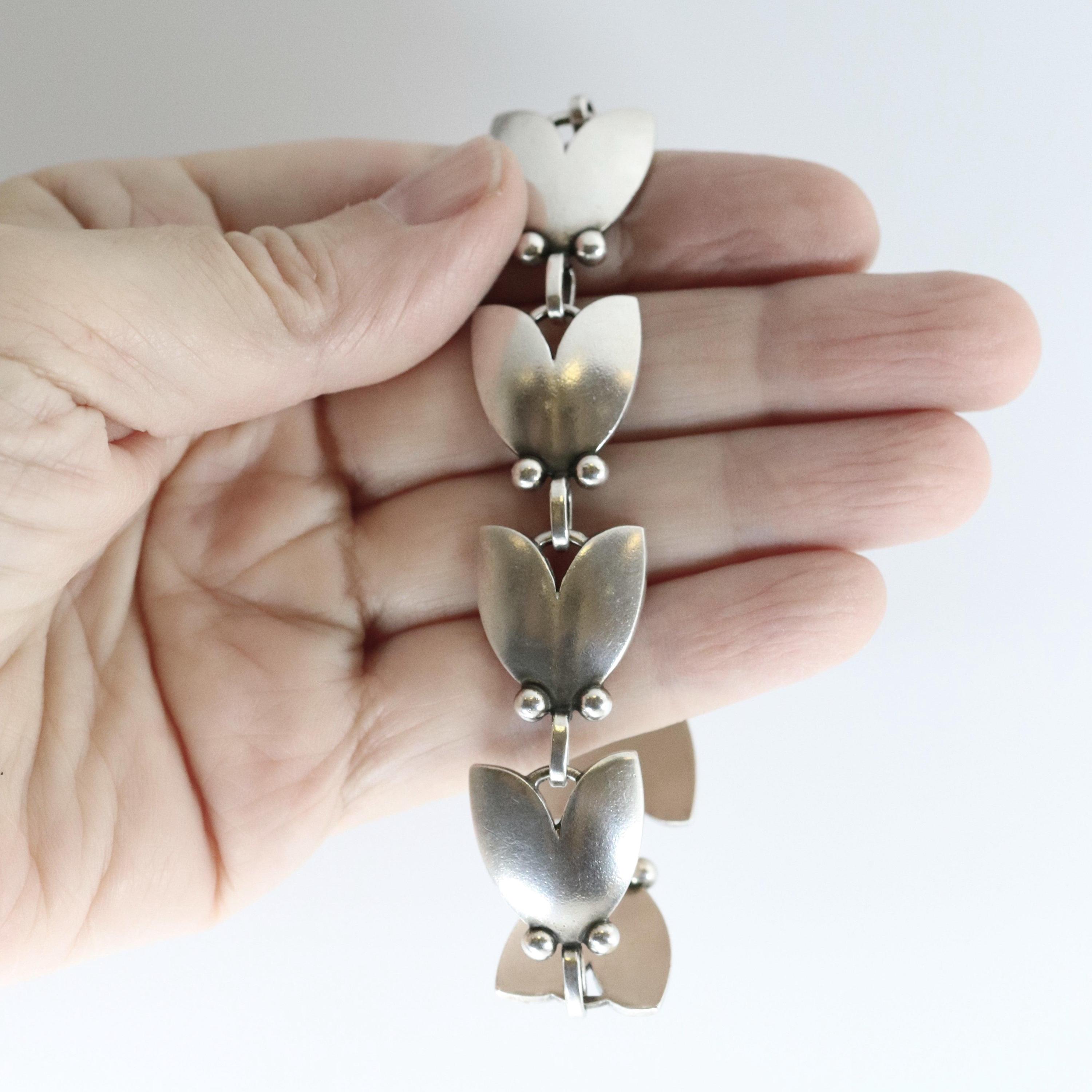 Tulip Bracelet 93 by Harald Nielsen | Sterling Silver