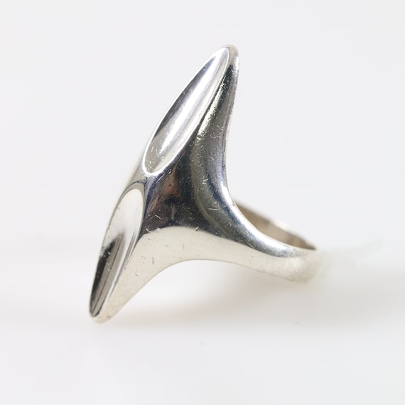 Georg Jensen Modernist Ring 128 | Vintage Sterlin… - image 5