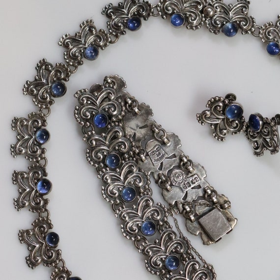 Margot de Taxco Necklace, Bracelet & Earring Set … - image 1