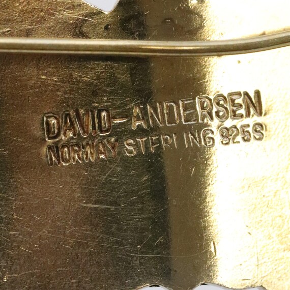 David Andersen Extra Large Multi-Color Brown Butt… - image 6