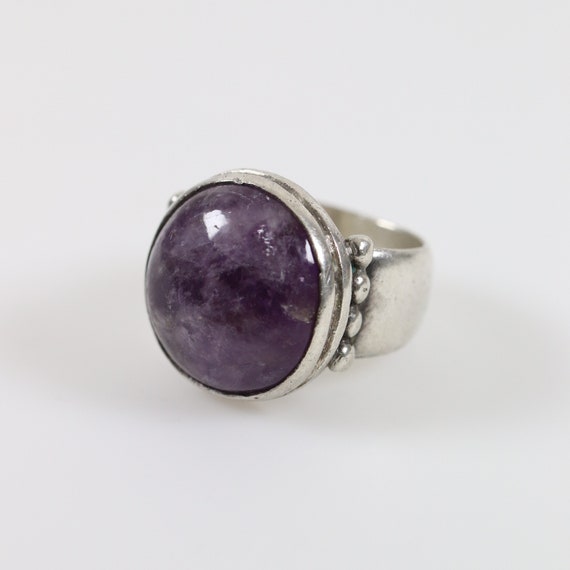 William Spratling Amethyst Statement Ring | Vinta… - image 3