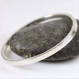 Antonio Pineda Taxco Modernist Bangle | 970 Sterling Silver | Mid-Century Mexico Bracelet