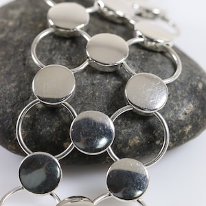 Georg Jensen Circle Bracelet 464 | Vintage Sterling Silver | Modernist Regitze Overgaard Denmark