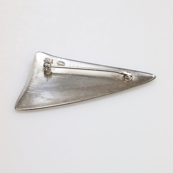 Henning Koppel Abstract Brooch 327 | Sterling Sil… - image 4