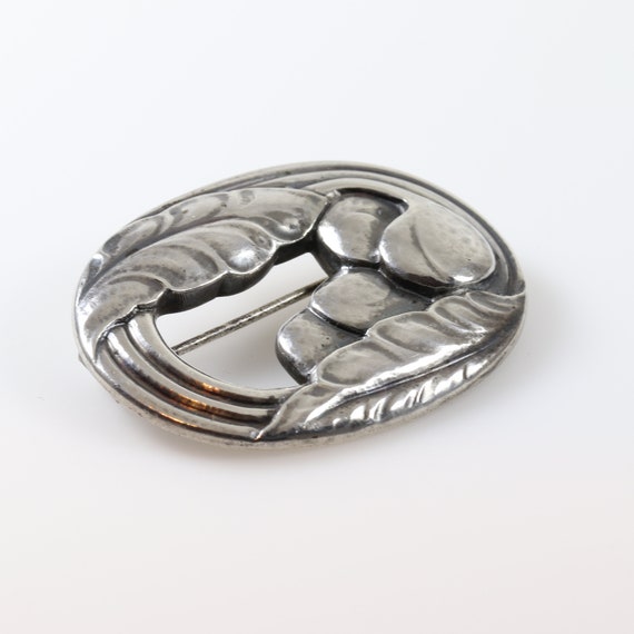 Georg Jensen Floral Pin #18 | Vintage Sterling Si… - image 6