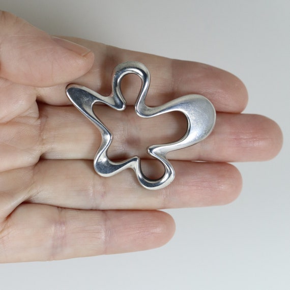 Buy Georg Jensen Abstract Brooch 321 Sterling Silver Vintage 