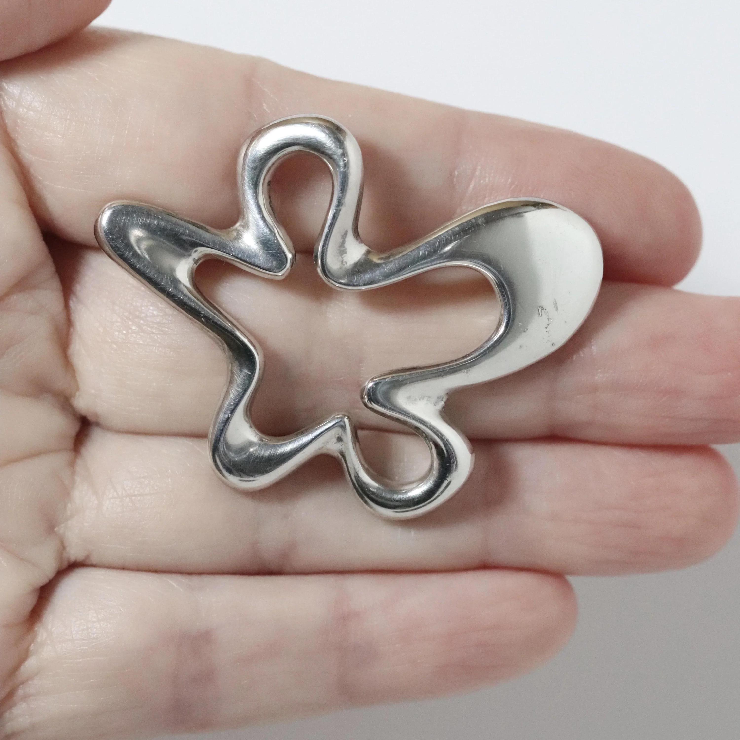ジョージジェンセン 321 スプラッシュ ブローチ シルバー925 Splash Abstract Brooch 321 Henning Koppel | Sterling Silver