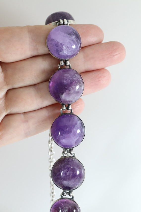 William Spratling Amethyst Statement Bracelet | V… - image 4