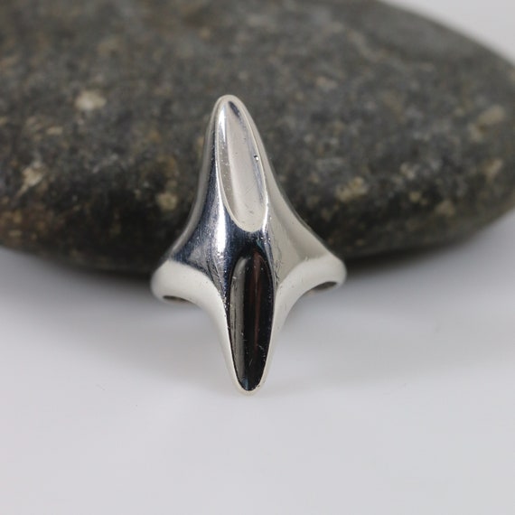 Georg Jensen Modernist Ring 128 | Vintage Sterlin… - image 1