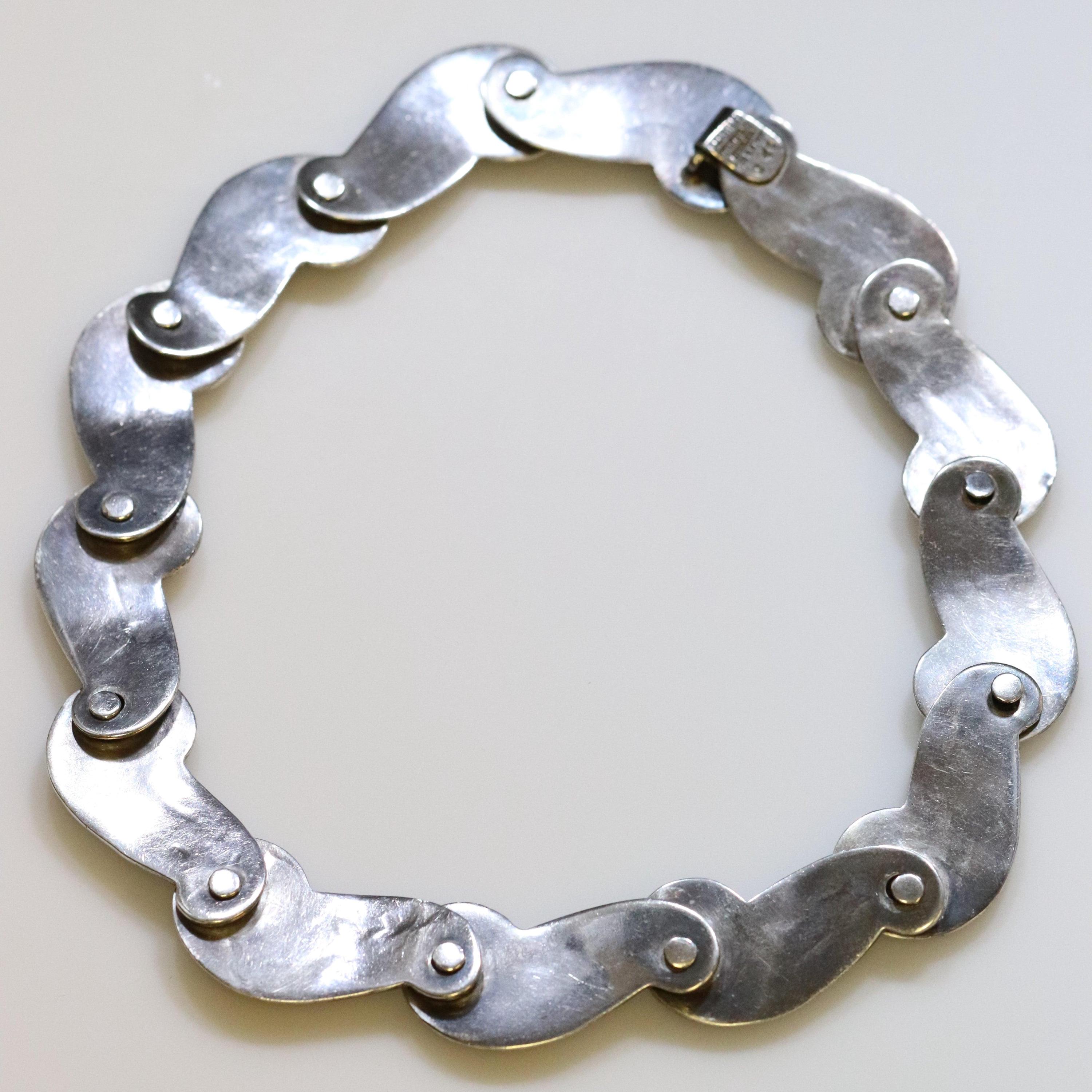 Vintage Mexican Silver & Turquoise Collar, Taxco – Sedgwicks