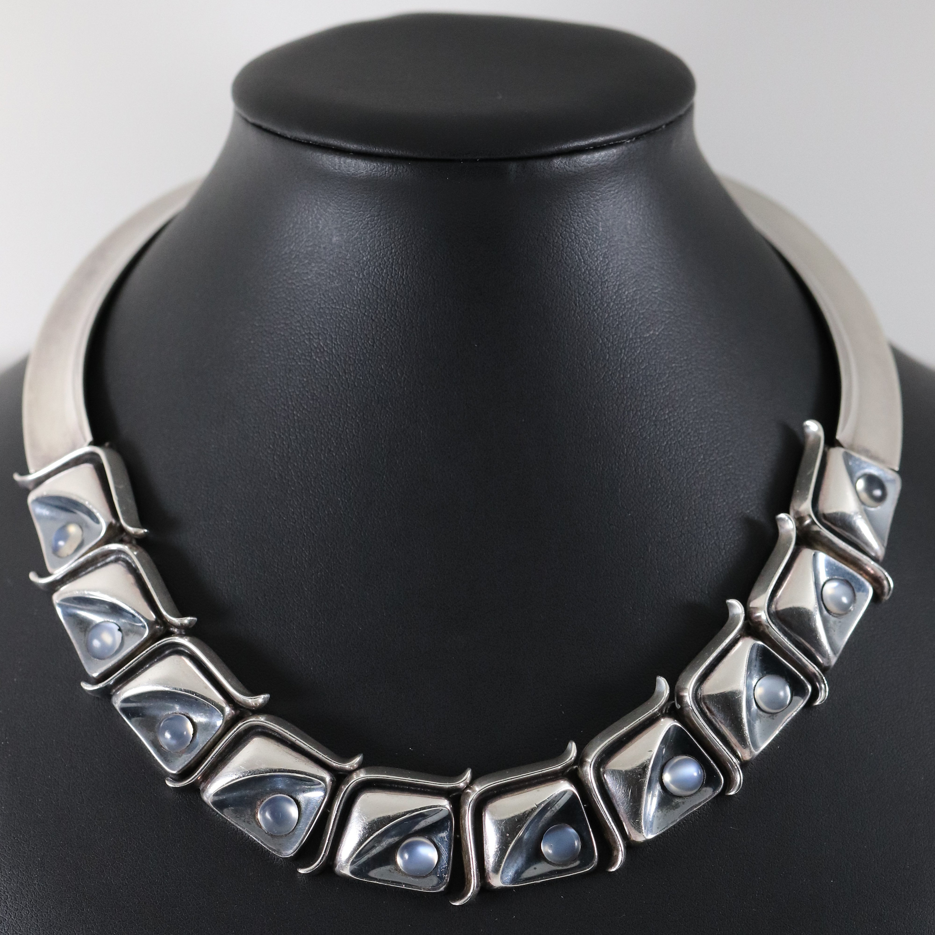 Taxco Sterling Silver Multi-Stone Necklace | Kirsten's