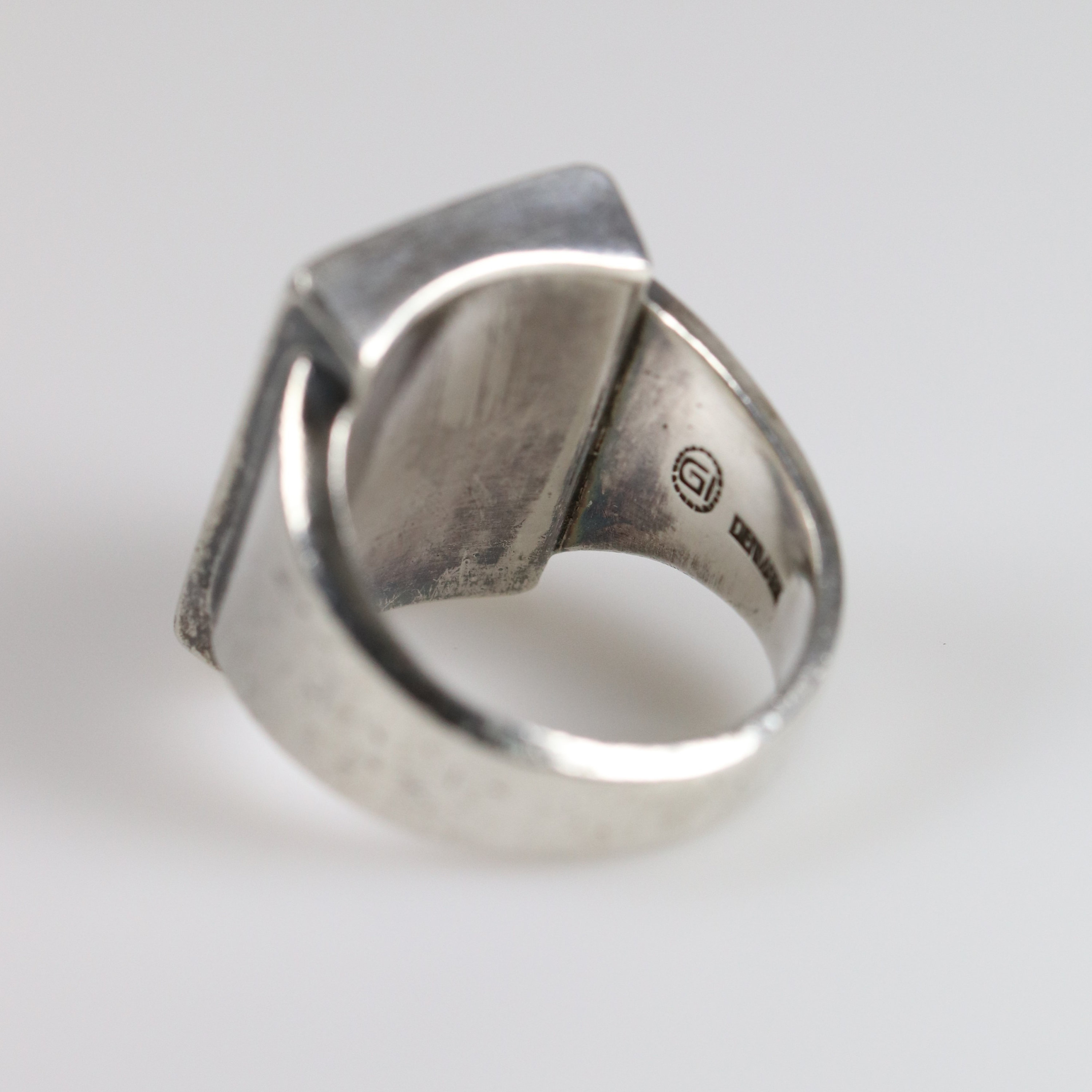 Georg Jensen Lotus Flower Ring 82A | Vintage Sterling Silver | Mid 