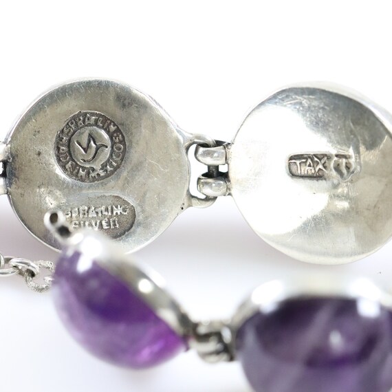William Spratling Amethyst Statement Bracelet | V… - image 7