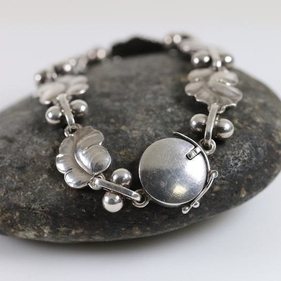Georg Jensen Foliate Bracelet 96 | Vintage Sterling Silver