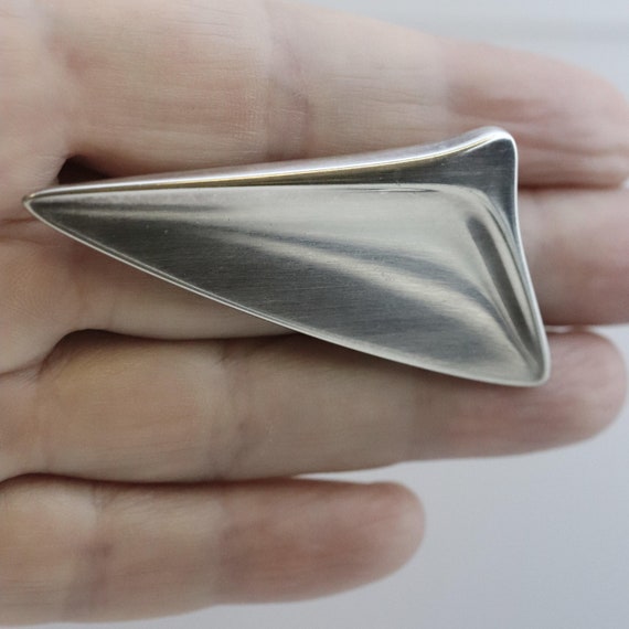 Henning Koppel Abstract Brooch 327 | Sterling Sil… - image 3