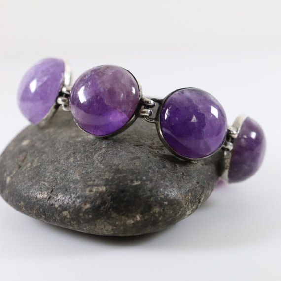 William Spratling Amethyst Statement Bracelet | V… - image 1