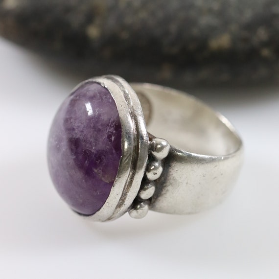 William Spratling Amethyst Statement Ring | Vinta… - image 2
