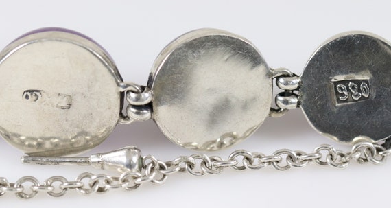 William Spratling Amethyst Statement Bracelet | V… - image 8