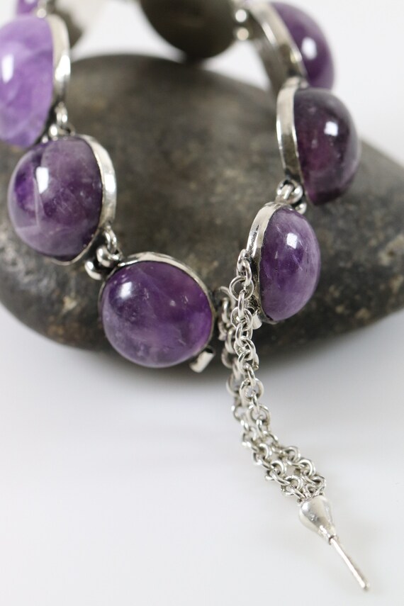 William Spratling Amethyst Statement Bracelet | V… - image 6