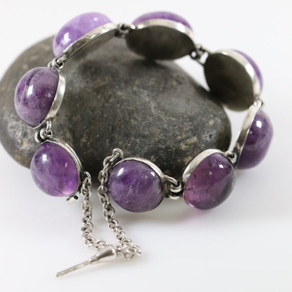 William Spratling Amethyst Statement Bracelet | V… - image 2