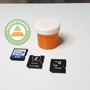 Pastillero organizador y de almacenamiento de tarjetas SD para tarjetas SD de tamaño completo