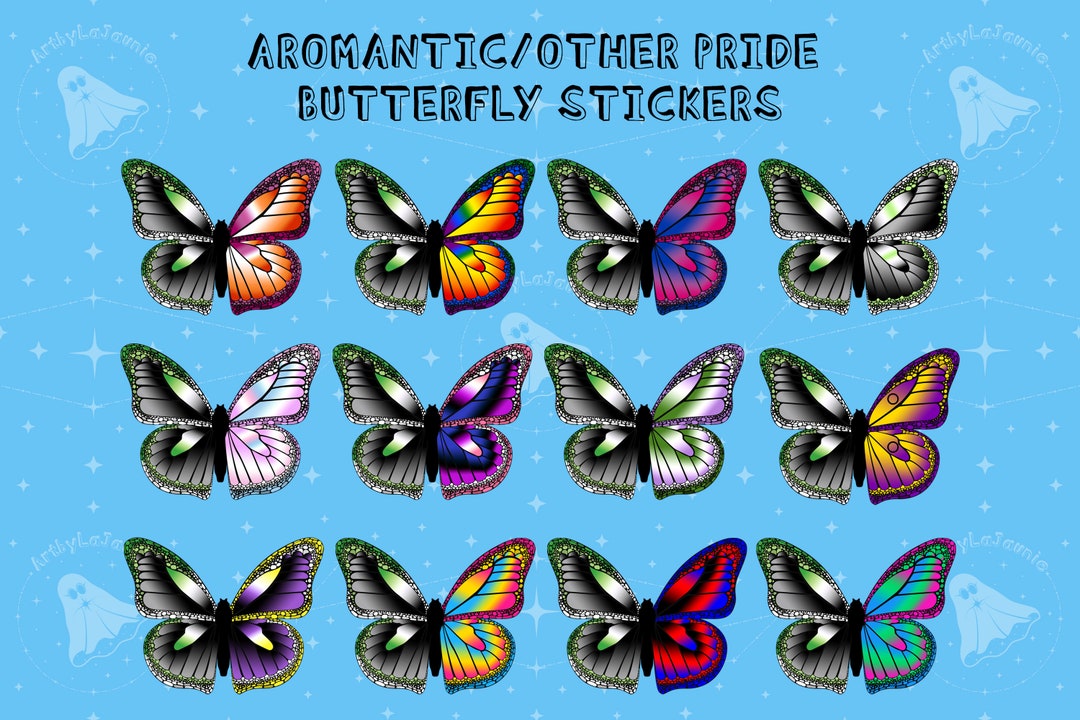 ♡aromantic♡ Aromantic/other // Aro Spectrum/other Pride Butterfly