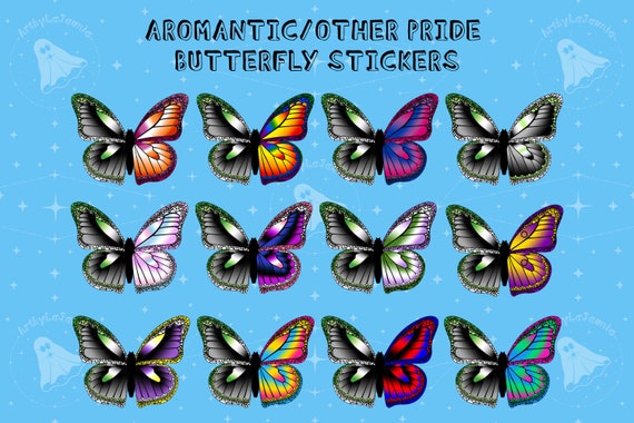 Aromantic/other // Aro Spectrum/other Pride Butterfly