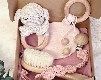 Baby Geburtsgeschenk für Mädchen, Geschenkset zur Geburt mit Namen, Baby Geschenk zur Taufe, Geschenk zur Geburt, Taufgeschenk Mädchen Name.