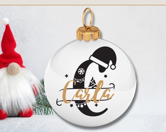 Letras divididas de Navidad Svg ? Bola de Navidad EPS | Escena de invierno DFX | Feliz Navidad svg ? Navidad SVG ? 24 archivos de trazador digital