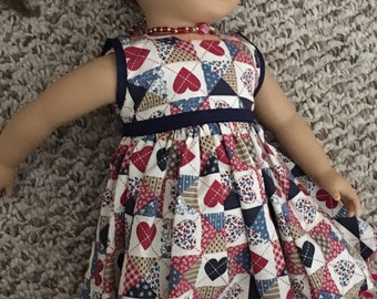 Handmade American Girl Doll Dress.